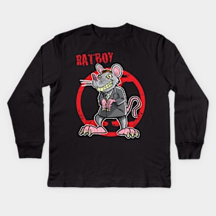 Rat Boy Kids Long Sleeve T-Shirt